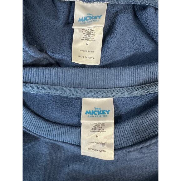 Disney Mickey & Friends Sweatshirt & Joggers Set Blue Med Matching Lounge Set - Picture 6 of 7